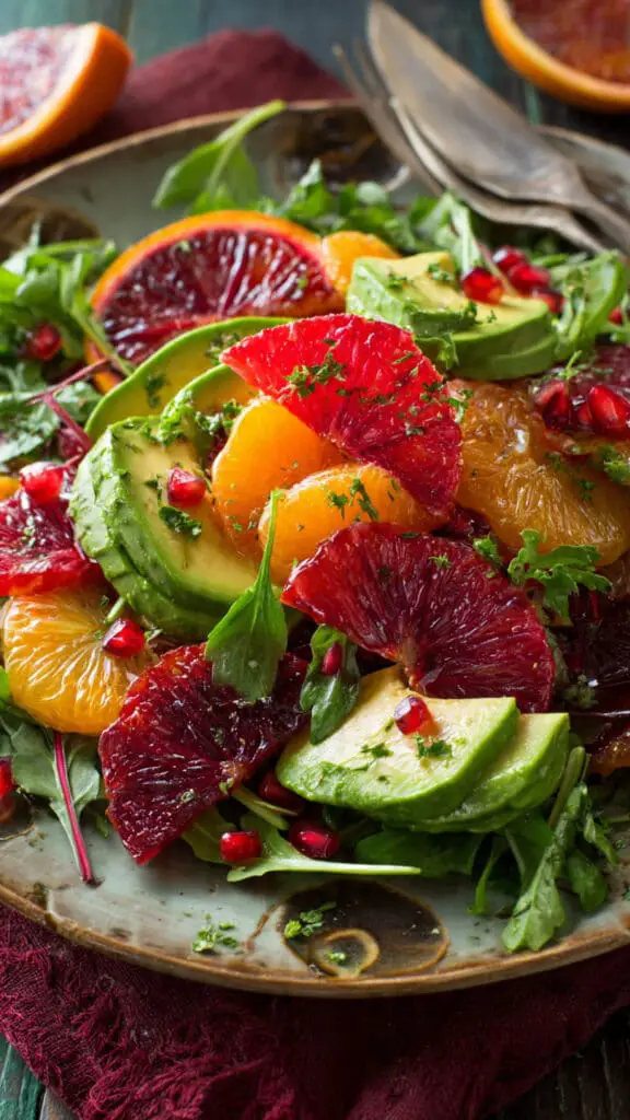 Fresh Blood Orange Avocado Salad Recipe