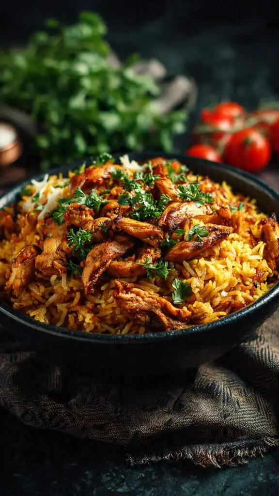 One Pot Chicken Shawarma Rice