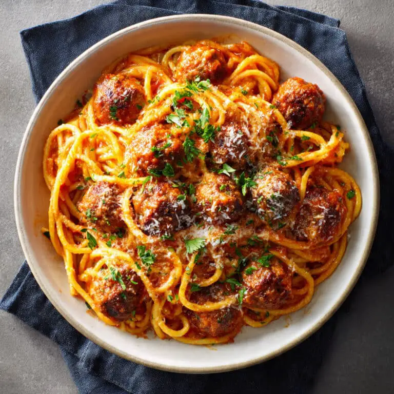One Pot Spaghetti and Meatballs