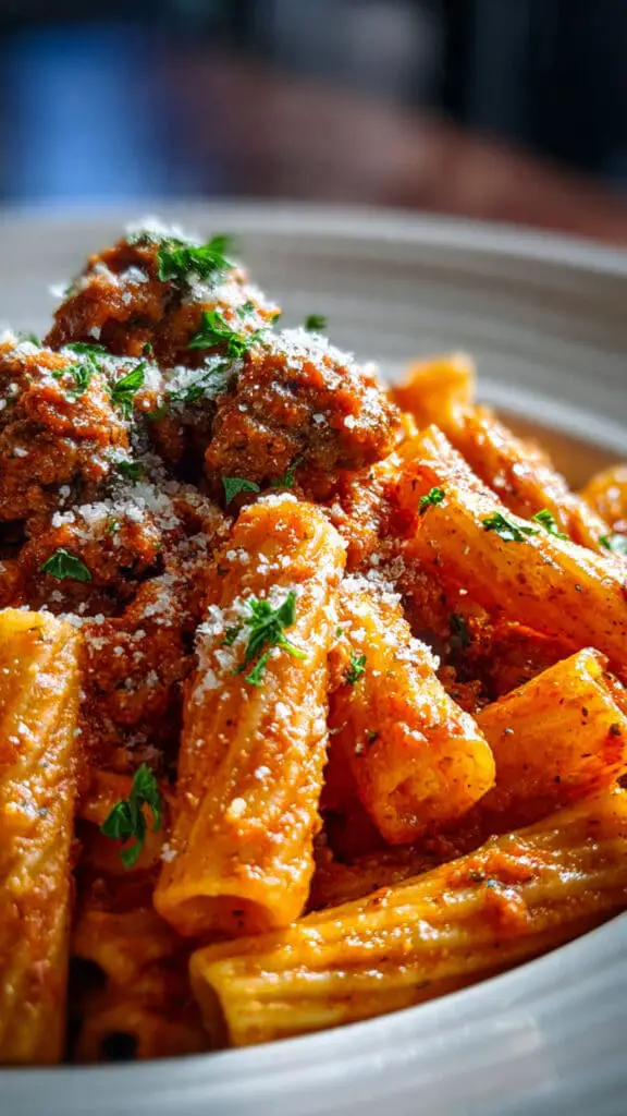 Sausage Rigatoni Pasta