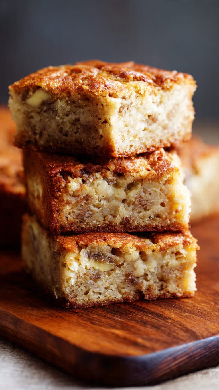 Sweet Banana Bread Blondies