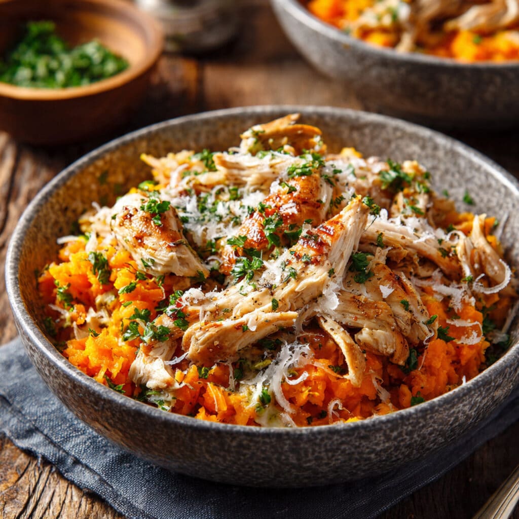 Delicious Chicken and Sweet Potato Bowls