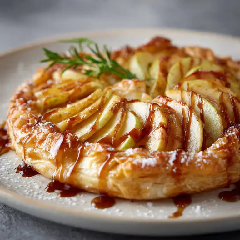Apple Brie Phyllo Galette