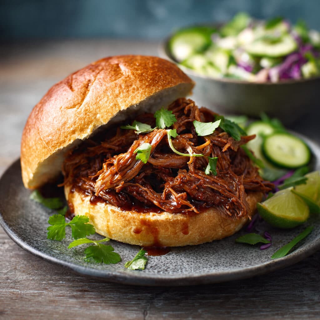 Slow Cooker BBQ Pulled Beef