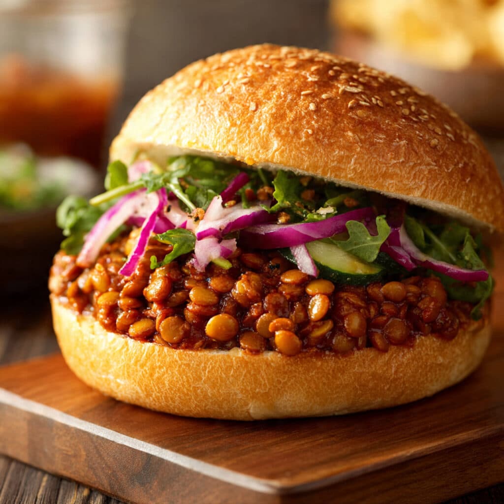 Lentil Sloppy Joes