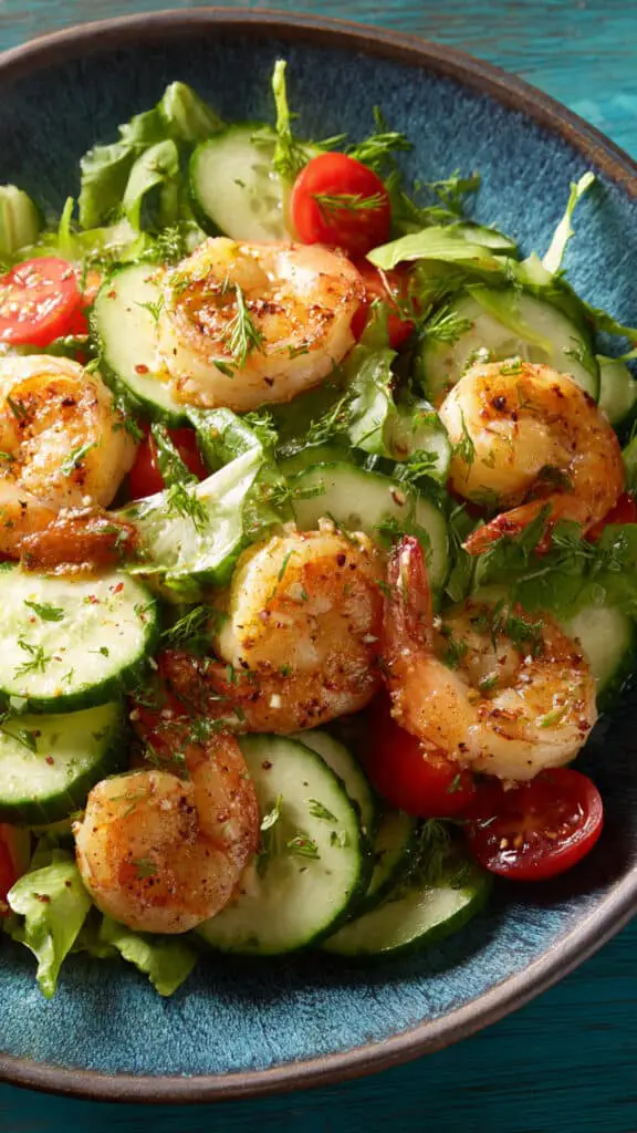 Fresh Cucumber Shrimp Salad Recipe