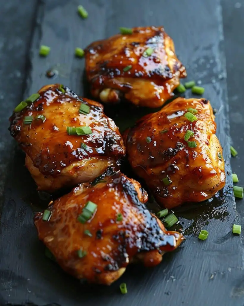 Teriyaki Glazed Chicken Thighs