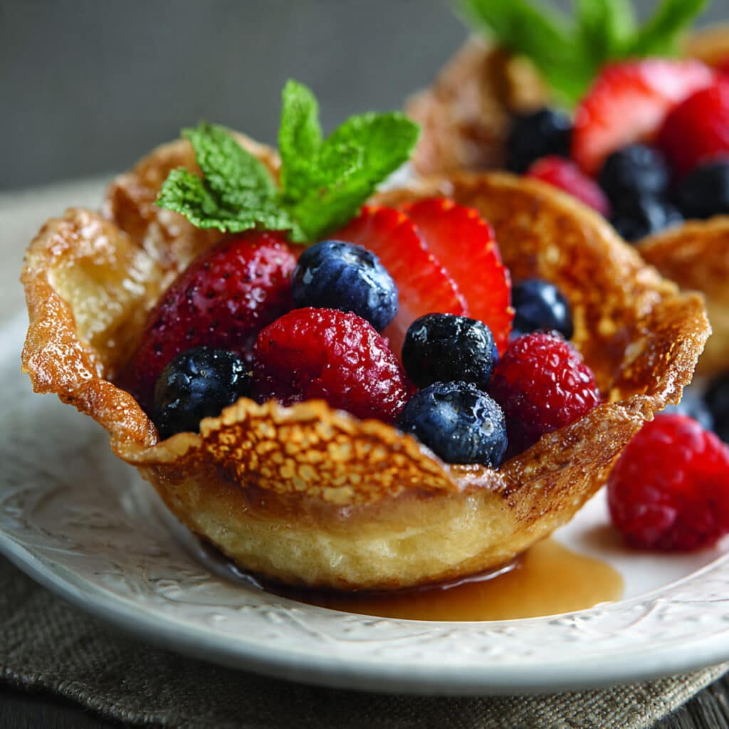 Mini Pancake Cereal Bowl