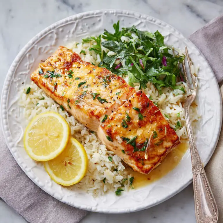 Lemon-Brown Butter Salmon
