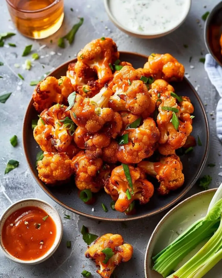 Air Fryer Buffalo Cauliflower