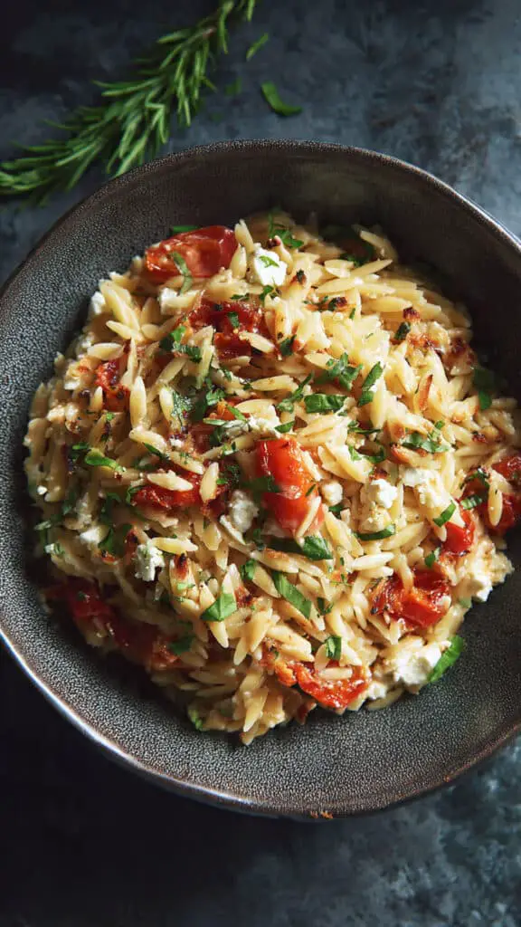 Best Baked Feta Orzo