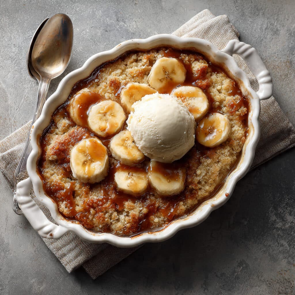 Southern Banana Cobbler