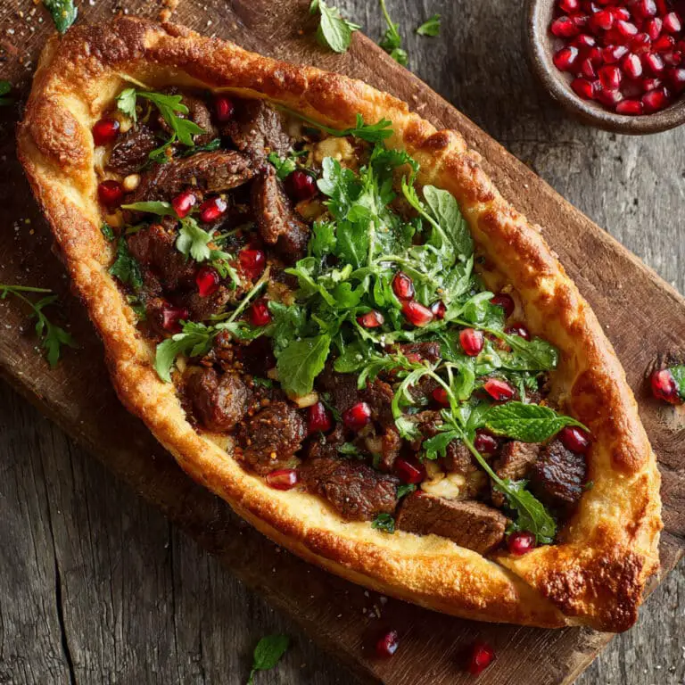 Turkish Beef Pide