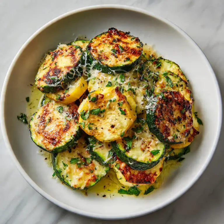 Parmesan Roasted Zucchini and Squash