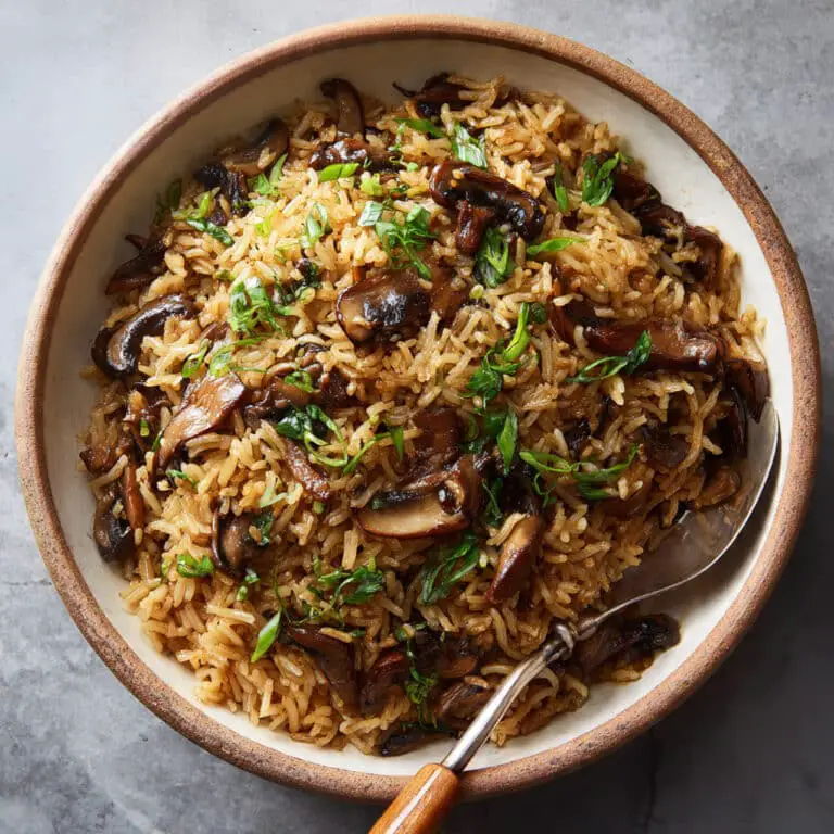 One-Pot Soy Sauce Mushroom Rice