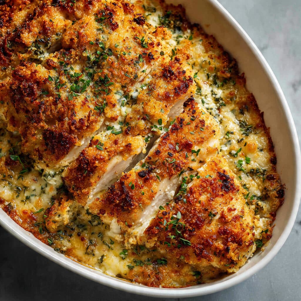 Mouthwatering Boursin Chicken Bake