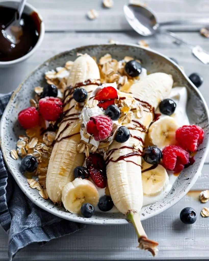 Breakfast Banana Split