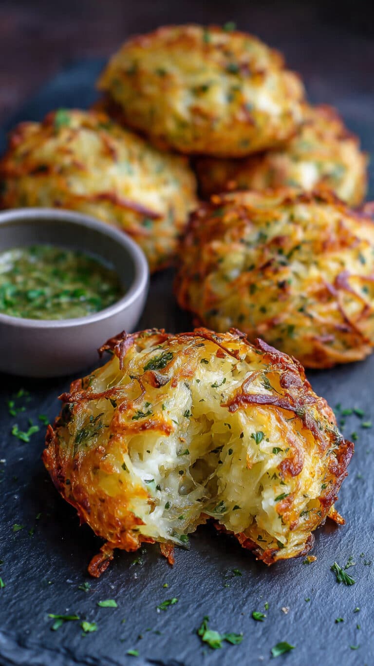 Golden Cheese & Herb Potato Frika