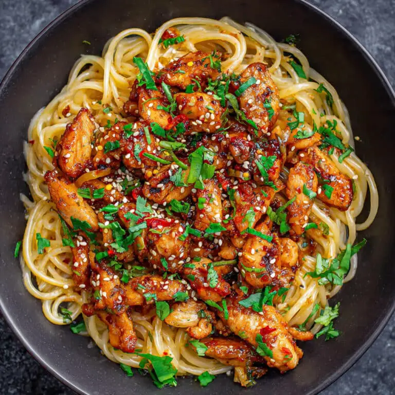 Honey Pepper Chicken Pasta Recipe