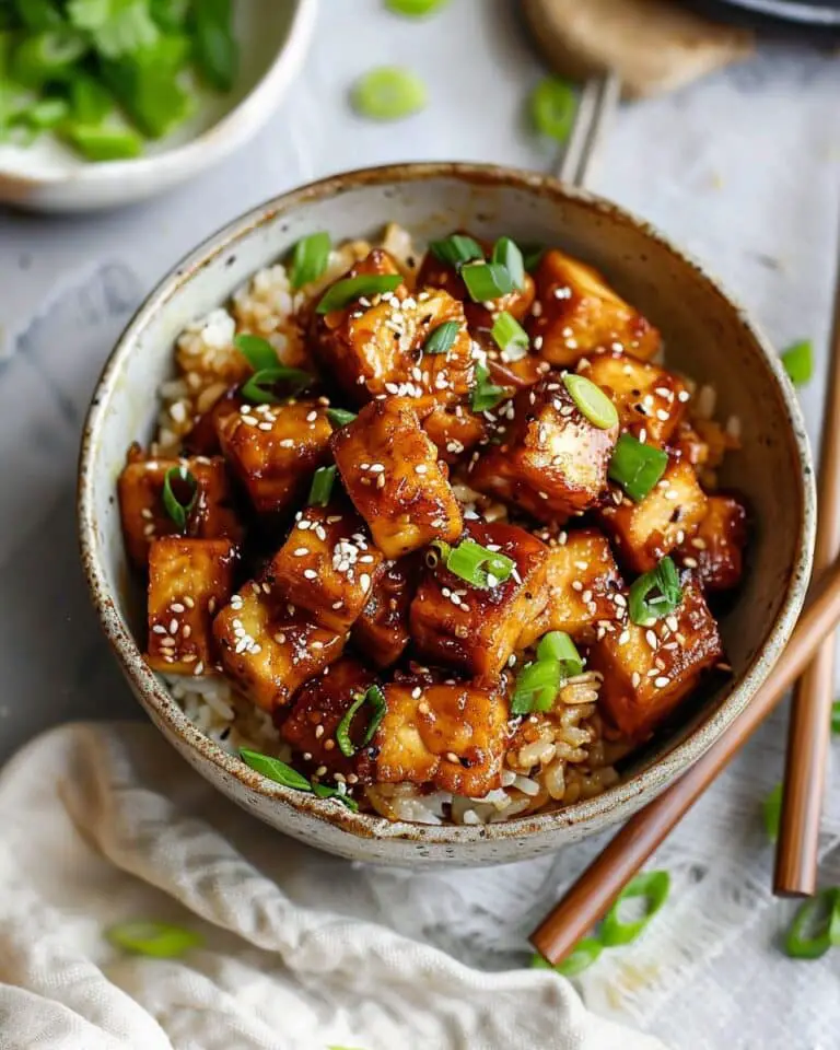 Crispy Baked Sesame Tofu