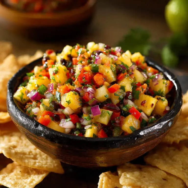 Tropical Pineapple Cowboy Caviar Salsa