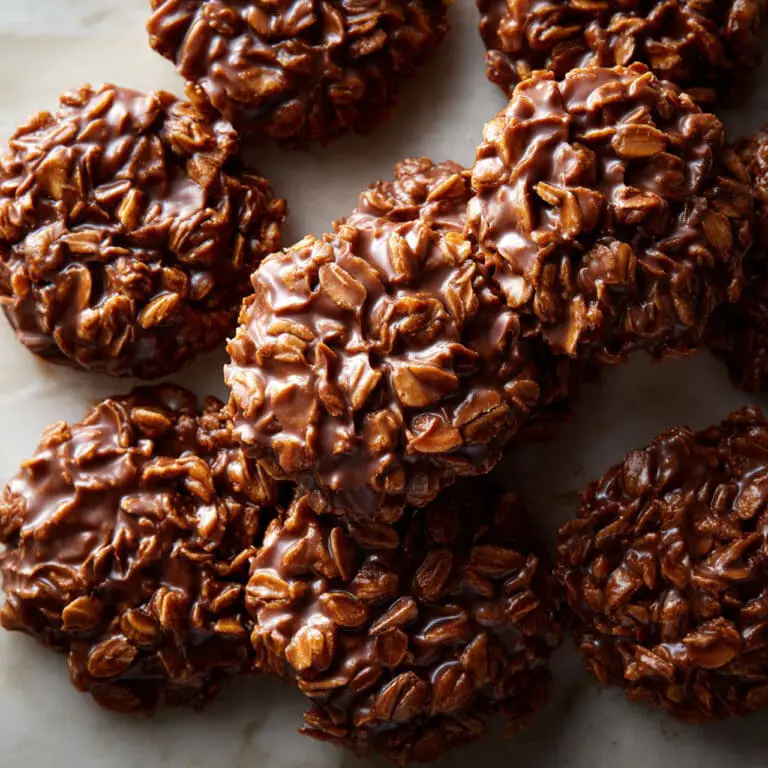 Peanut Butter-Chocolate No-Bake Cookies