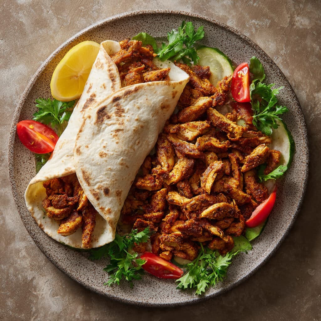 Air Fryer Chicken Shawarma