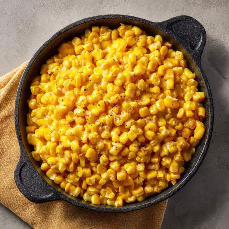Tasty Creamy Honey Butter Skillet Corn