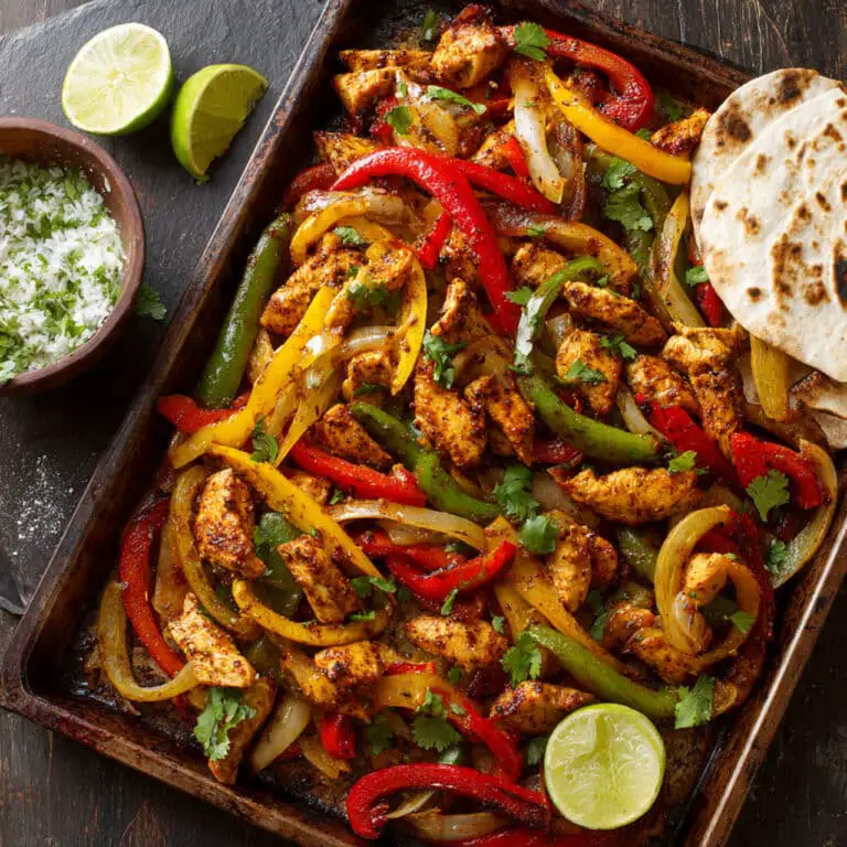 Sheet Pan Chicken Fajitas
