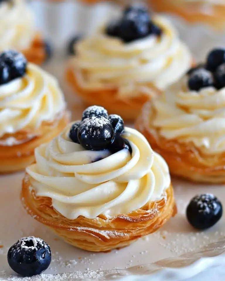 Blueberry Lemon Cream Pastries