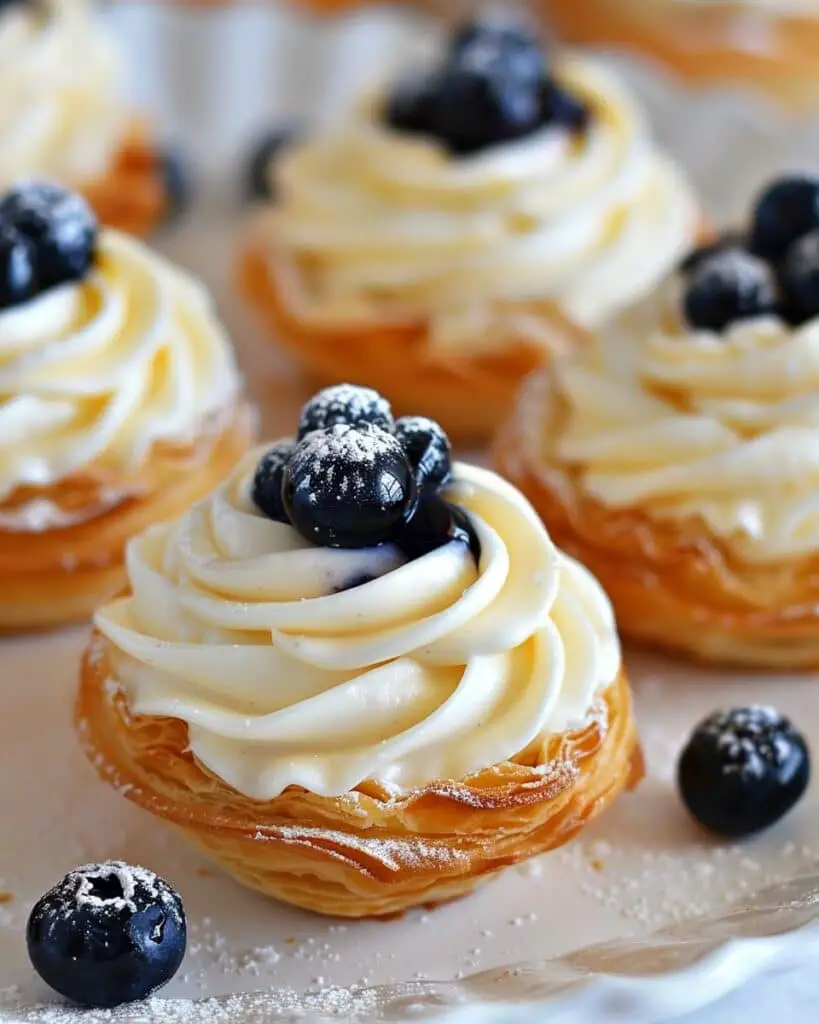 Blueberry Lemon Cream Pastries