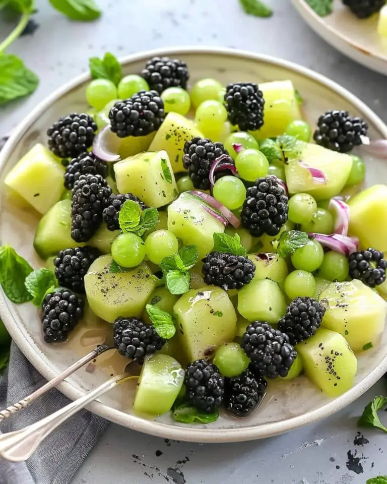 Honeydew Blackberry Salad