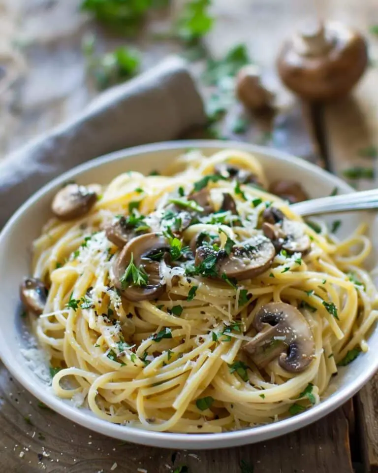 Garlic Mushroom Pasta