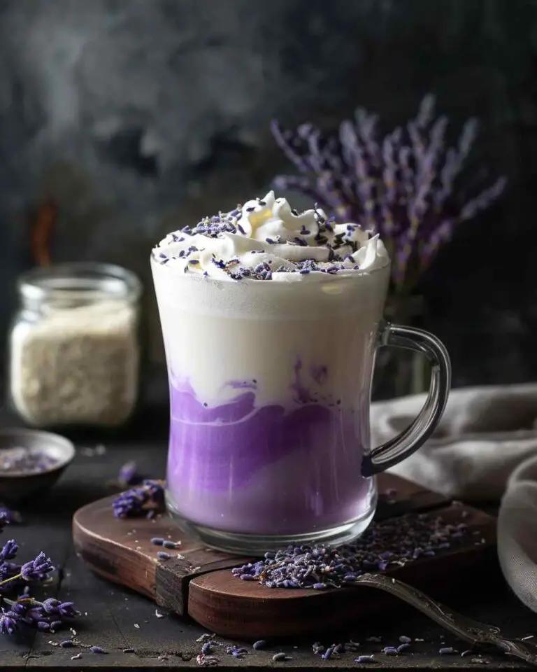Irresistible Homemade Lavender Milk Tea