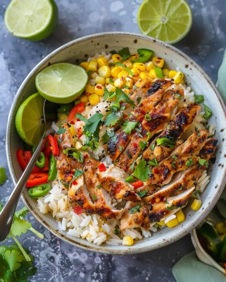 Irresistible Street Corn Chicken Rice Bowl