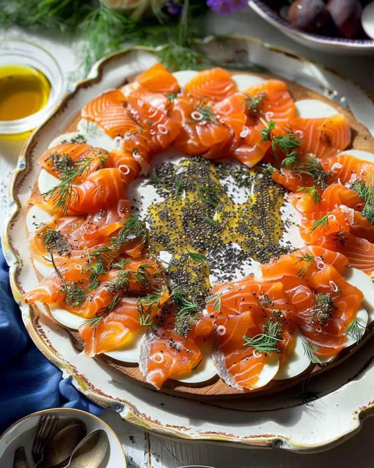 Smoked Salmon Lox-Style Platter