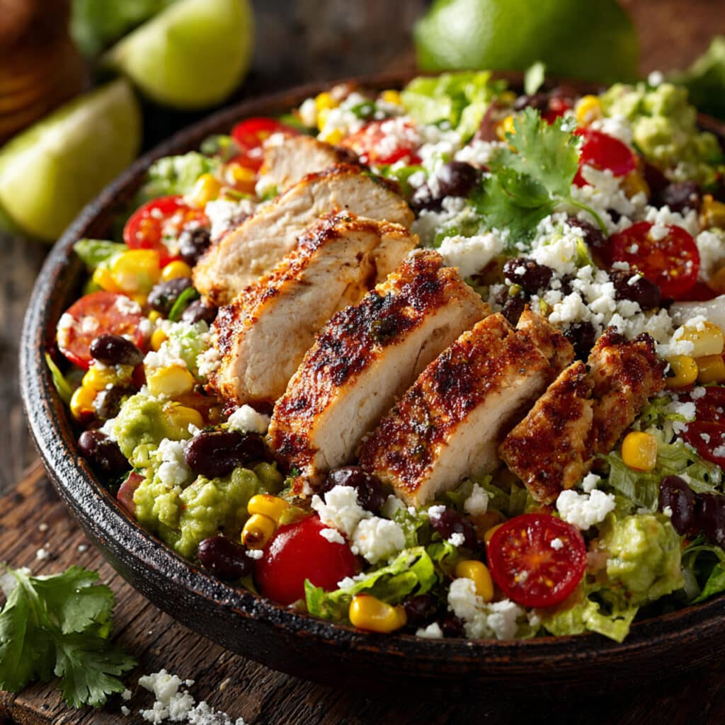 High Protein Southwest Chicken Salad
