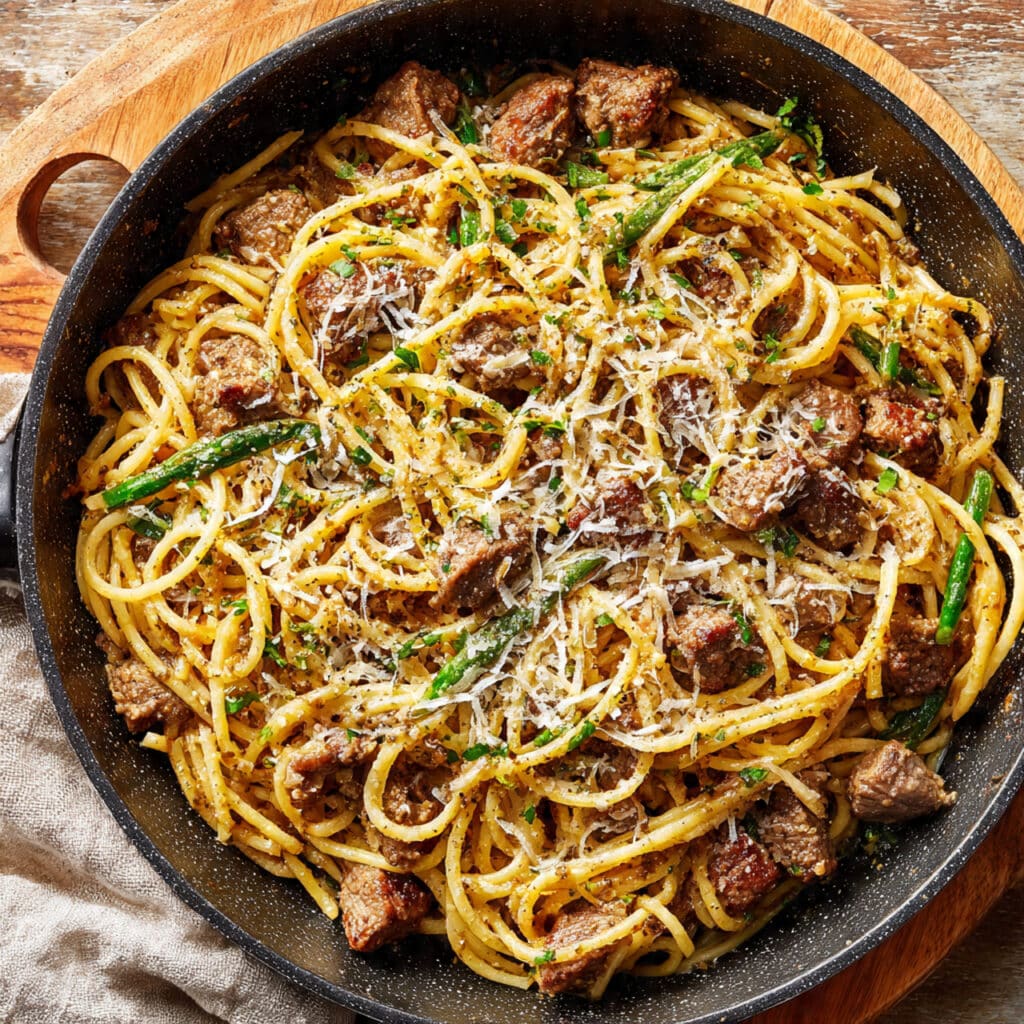 Cajun Beef Spaghetti