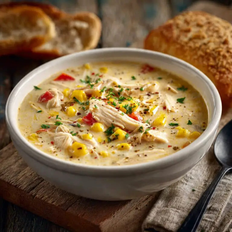 Creamy Chicken Corn Chowder Soup