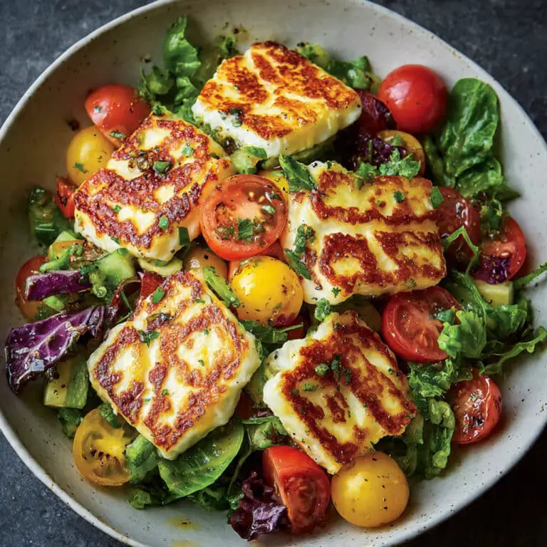 Grilled Halloumi Salad