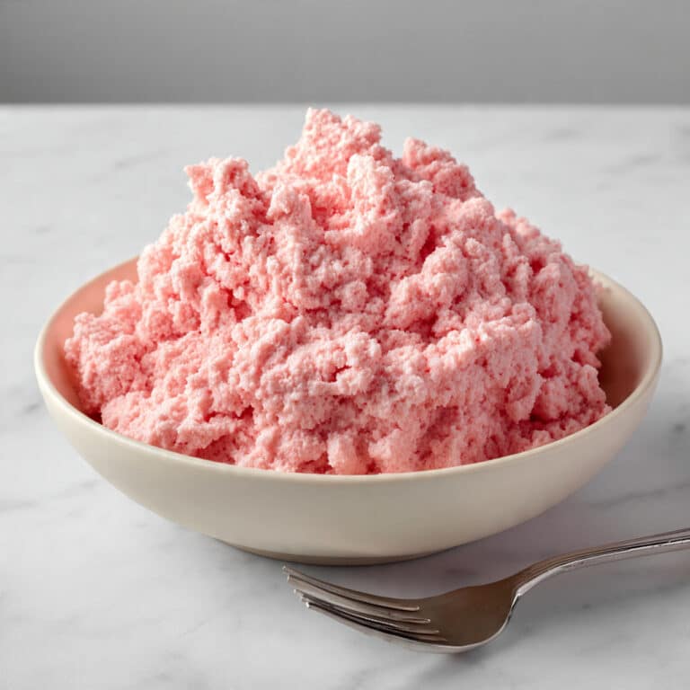 High Protein Strawberry Jello Fluff