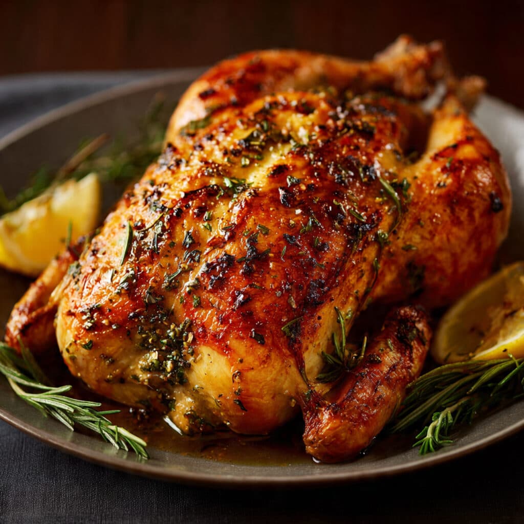 Gordon Ramsay Roast Chicken with Lemon and Herbs