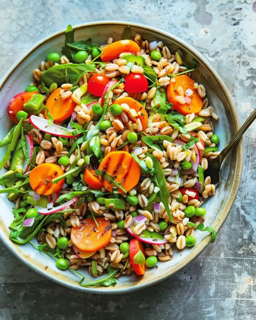 Spring Farro Salad Recipe