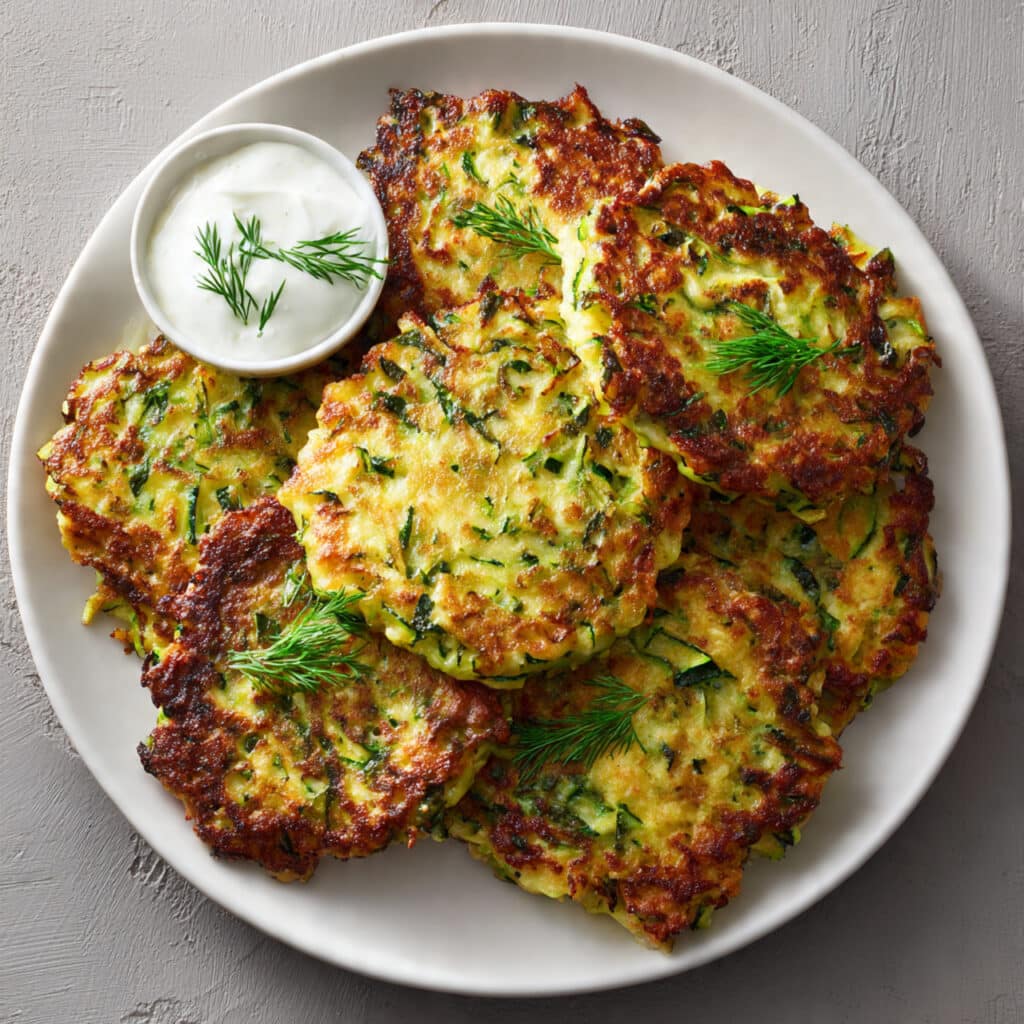 Crispy Zucchini Fritters