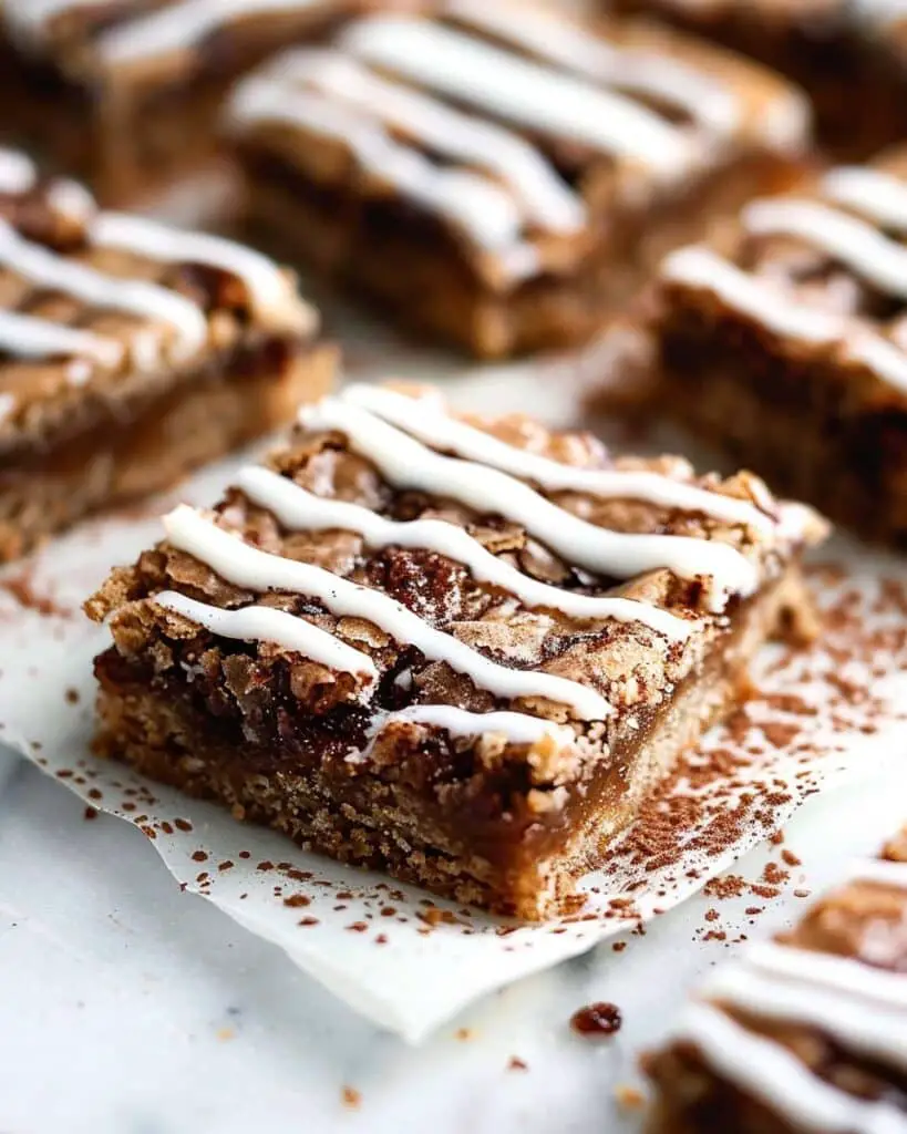 Cinnamon Roll Blondies
