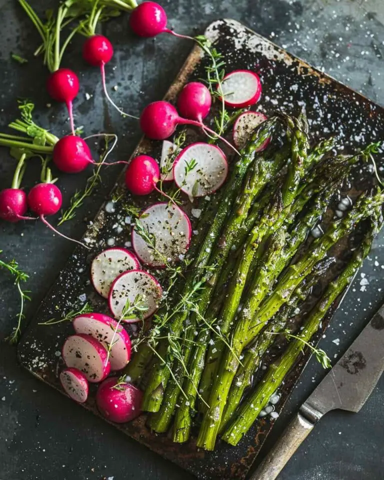 Spring Salad with Roasted Veggies