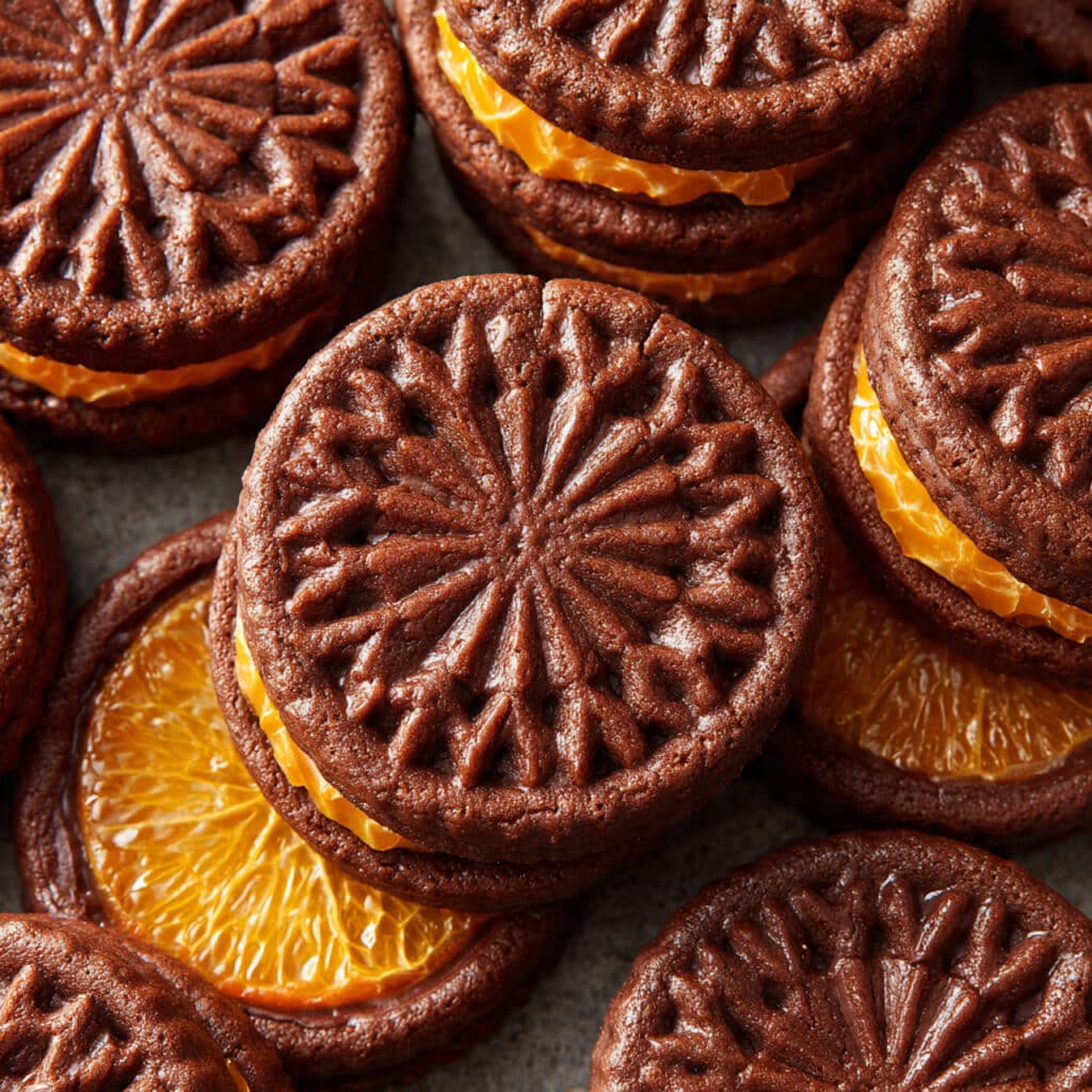 Chocolate Orange Sandwich Cookies