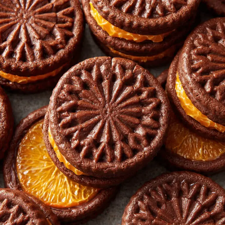 Chocolate Orange Sandwich Cookies