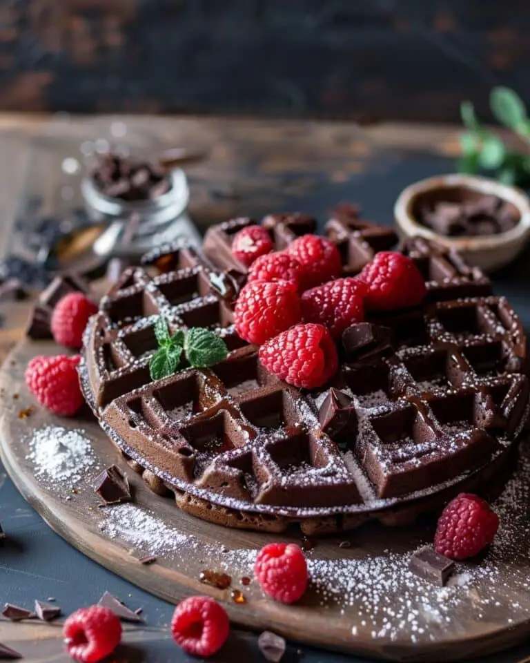 Indulgent Chocolate Waffles