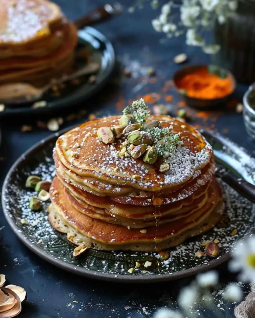 Pistachio Pancakes